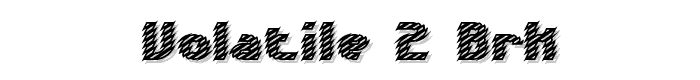 Volatile 2 BRK font